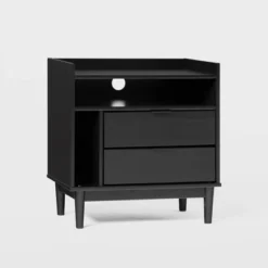 Mid-Century Modern Solid Wood 2 Drawer Nightstand - Saracina Home 38 Mid-Century Modern Solid Wood 2 Drawer Nightstand - Saracina Home -Saracina Home Shop GUEST d70ecd23 c6fd 4f28 9077 ece35b3d75c2