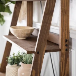 68.25" Boho 4 Tier Solid Wood Ladder Bookshelf Plant Stand - Saracina Home 19 68.25" Boho 4 Tier Solid Wood Ladder Bookshelf Plant Stand - Saracina Home -Saracina Home Shop GUEST d756fff6 0613 4011 a12a 79814189b1d0