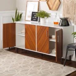 Angelo Modern Bookmatch 4 Door Sideboard - Saracina Home 36 Angelo Modern Bookmatch 4 Door Sideboard - Saracina Home -Saracina Home Shop GUEST d863a166 4124 462b a847 cb74134e7fb2