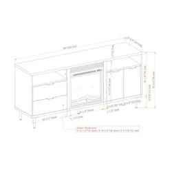 Ronan Modern Storage With Electric Fireplace TV Stand For TVs Up To 65" - Saracina Home 13 Ronan Modern Storage With Electric Fireplace TV Stand For TVs Up To 65" - Saracina Home -Saracina Home Shop GUEST d88f95c5 b2a0 4d08 8b46 da4db4bc3efd