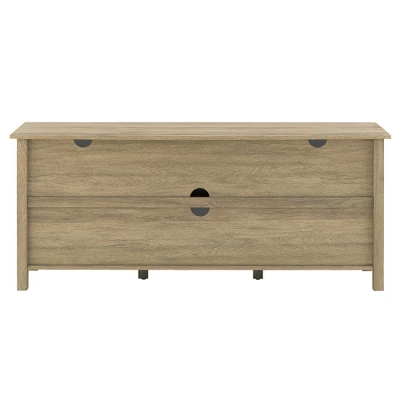 Mission Slatted Media Console TV Stand For TVs Up To 65" - Saracina Home 4 Mission Slatted Media Console TV Stand For TVs Up To 65" - Saracina Home - Image 4