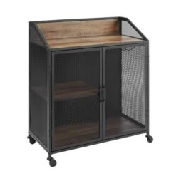 Urban Industrial Metal Mesh Bar Cart With Wheels - Saracina Home 16 Urban Industrial Metal Mesh Bar Cart With Wheels - Saracina Home -Saracina Home Shop GUEST dd4aab33 4fa7 46d9 8da8 70a2ef5a06d8