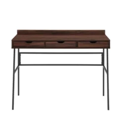 3 Drawer Angled Writing Desk With Cord Management Slots - Saracina Home -Saracina Home Shop GUEST ddbe1c37 8dfd 4d71 935c 6c9c23d1ed99