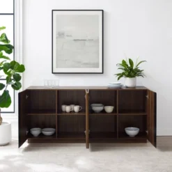 Contemporary Storage With 4 Doors Sideboard - Saracina Home -Saracina Home Shop GUEST dde73520 bee9 4841 b01e afd30233f4c4