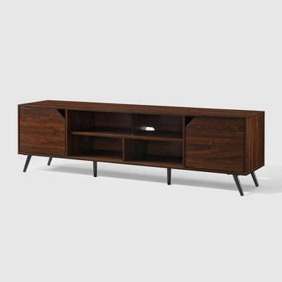 Mid-Century Modern Wide Storage TV Stand For TVs Up To 80" - Saracina Home 6 Mid-Century Modern Wide Storage TV Stand For TVs Up To 80" - Saracina Home - Image 6