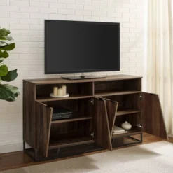 58" 4 Door Contemporary Storage Console Sideboard - Saracina Home -Saracina Home Shop GUEST dfc4443d fda3 4b5c 950b 9556d4005518