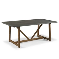 72" Solid Wood Trestle Dining Table - Saracina Home 10 72" Solid Wood Trestle Dining Table - Saracina Home -Saracina Home Shop GUEST e009fb80 74dc 4989 8541 d1747c2fd4f2