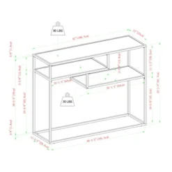 Modern 3 Tier Console Table - Saracina Home 17 Modern 3 Tier Console Table - Saracina Home -Saracina Home Shop GUEST e13160e5 c284 4fee a792 c118b6d69f99