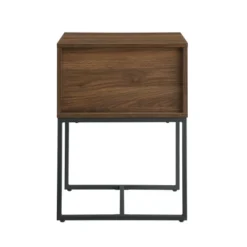 Visconti Boho Slat Pull Down Door Side Table Dark Walnut - Saracina Home 13 Visconti Boho Slat Pull Down Door Side Table Dark Walnut - Saracina Home -Saracina Home Shop GUEST e1729eeb 7a65 4636 908a cabd379b7535