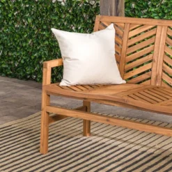 Slatted Chevron Acacia Wood Patio Loveseat – Saracina Home 26 Slatted Chevron Acacia Wood Patio Loveseat – Saracina Home -Saracina Home Shop GUEST e23677ae d4e6 44d8 9c15 7fe7c18d7f08