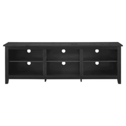 Transitional 6 Cubby Wood Open Storage Wood TV Stand For TVs Up To 80"- Saracina Home 19 Transitional 6 Cubby Wood Open Storage Wood TV Stand For TVs Up To 80"- Saracina Home -Saracina Home Shop GUEST e4c39780 fb14 4bd8 b437 8185f460c007