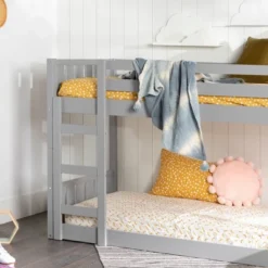 Twin Over Twin Wood Detachable Slat Bunk Bed - Saracina Home 30 Twin Over Twin Wood Detachable Slat Bunk Bed - Saracina Home -Saracina Home Shop GUEST e5eb4fe9 f17b 429e a72b dbad1aa70275