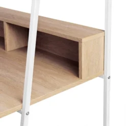 36" Writing Desk With Open Storage Ladder Bookshelf - Saracina Home 17 36" Writing Desk With Open Storage Ladder Bookshelf - Saracina Home -Saracina Home Shop GUEST e6b06f69 3c40 4d14 89cd a621a54542e1