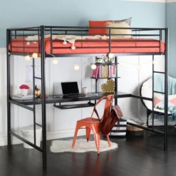 Full Analise Metal Loft Bed With Wood Desk - Saracina Home -Saracina Home Shop GUEST e7d324a5 abaa 4c4e a76c b60ba3fb7f69