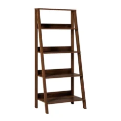 55" Thatcher Transitional Wood 4 Shelf Ladder Bookshelf - Saracina Home -Saracina Home Shop GUEST ec1a5c50 9f0e 435d 99dc 71812f9893c7