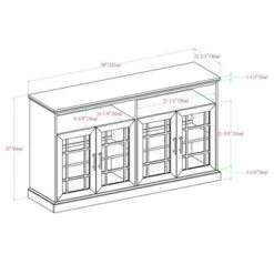 Transitional 4 Door Windowpane TV Stand For TVs Up To 65" - Saracina Home 18 Transitional 4 Door Windowpane TV Stand For TVs Up To 65" - Saracina Home -Saracina Home Shop GUEST ed2005eb 89f7 433b a81a f537715559df