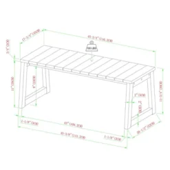 Saracina Home Acacia Slatted Rectangular Patio Coffee Table -Saracina Home Shop GUEST ed91ea5c ca81 494f bedc f89114c47be4