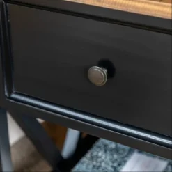 Set Of 2 Farmhouse Single Drawer V Frame Nightstands - Saracina Home -Saracina Home Shop GUEST f1245680 253f 435e 8e31 ba1601b73c4d