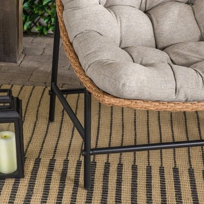 2pk Papasan Scoop Outdoor Patio Chair - Natural - Saracina Home 10 2pk Papasan Scoop Outdoor Patio Chair - Natural - Saracina Home - Image 10