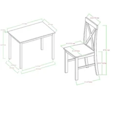 5pc Contemporary Transitional Dining Set - Saracina Home -Saracina Home Shop GUEST f17d8d51 8407 4e37 95b5 1e9af738d019