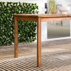 Acacia Wood Patio Simple Rectangle Dining Table - Saracina Home -Saracina Home Shop GUEST f2da4207 5fa9 402d 9f45 78c75f412615