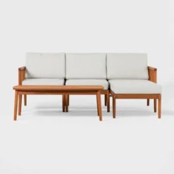 Saracina Home 4pc Modern Boho Eucalyptus Spindle Outdoor Sectional Set 18 Saracina Home 4pc Modern Boho Eucalyptus Spindle Outdoor Sectional Set -Saracina Home Shop GUEST f446e2a0 2704 4f48 8df0 4f1ef2c2f33a