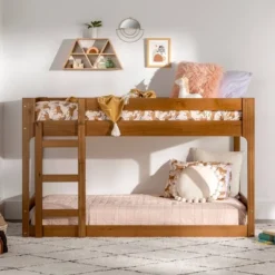 Twin Over Twin Indy Contemporary Solid Wood Bunk Bed - Saracina Home -Saracina Home Shop GUEST f46b06df 56c4 45c1 86f1 0d8dc311751e