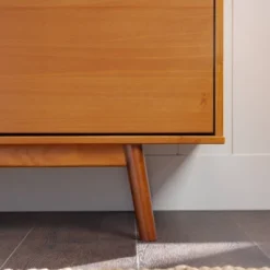 Solid Wood Mid-Century Modern TV Stand For TVs Up To 80" - Saracina Home -Saracina Home Shop GUEST f4abc142 84ea 4c94 8534 cf09ec9e7bfa