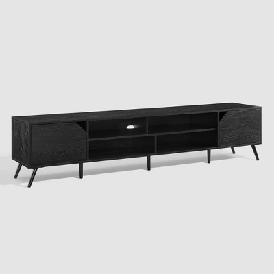 Mid-Century Modern Wide Storage TV Stand For TVs Up To 90" - Saracina Home 2 Mid-Century Modern Wide Storage TV Stand For TVs Up To 90" - Saracina Home - Image 2