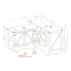 Farmhouse Rustic L Shaped Desk With Storage - Saracina Home 31 Farmhouse Rustic L Shaped Desk With Storage - Saracina Home -Saracina Home Shop GUEST fa005513 b6d6 42aa a114 0fa1d28fdef4