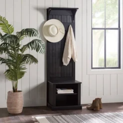 Waylon Rustic Farmhouse Solid Wood Tall Hall Tree - Saracina Home 31 Waylon Rustic Farmhouse Solid Wood Tall Hall Tree - Saracina Home -Saracina Home Shop GUEST fa95a34f dc11 450d 9b51 26e0edd461ff