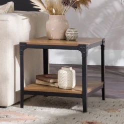 Set Of 2 Benny Urban Industrial Angle Iron Side Tables - Saracina Home -Saracina Home Shop GUEST fb2a554d 6054 4753 b5b4 44f760fd07d6