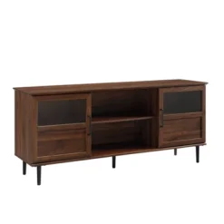 Modern Wood And Glass Door Console TV Stand For TVs Up To 65" - Saracina Home 11 Modern Wood And Glass Door Console TV Stand For TVs Up To 65" - Saracina Home -Saracina Home Shop GUEST fc8652e4 98ea 4ef7 b0d9 8ca61c7825f0