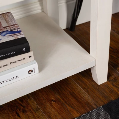 48" Farmhouse Solid Wood 2 Drawer Buffet White - Saracina Home 10 48" Farmhouse Solid Wood 2 Drawer Buffet White - Saracina Home - Image 10