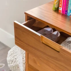 Mid-Century Modern Groove Wood 6 Drawer Dresser - Saracina Home 32 Mid-Century Modern Groove Wood 6 Drawer Dresser - Saracina Home -Saracina Home Shop GUEST fcb730ab 9952 4f83 9614 24322242cf6c